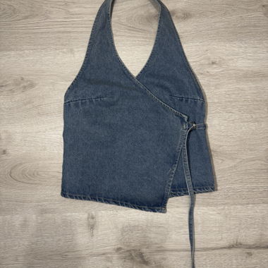 Denim Halter Top 