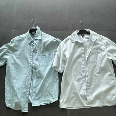 H&M Hellblaue Hemd