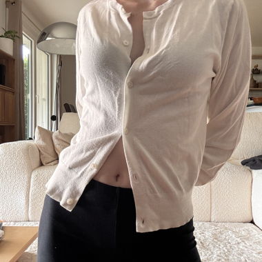 Tezenis weisser Cardigan