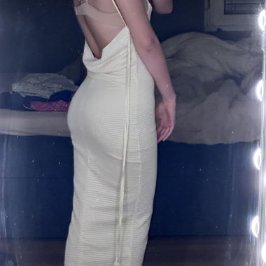 White Knit Dress
