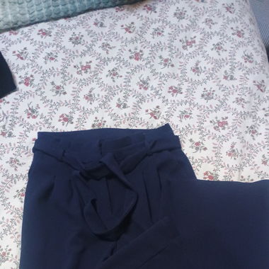 Dark blue palazzo pants
