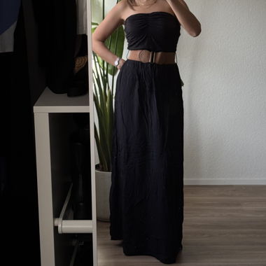 Robe maxi bandeau noire