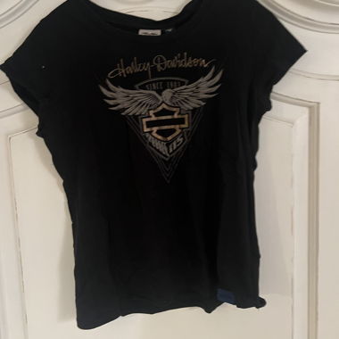 Schwarzes Harley-Davidson shirt