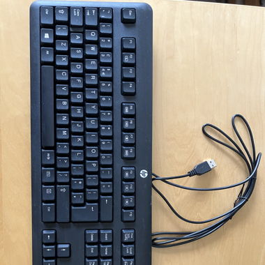 HP USB keyboard QWERTY