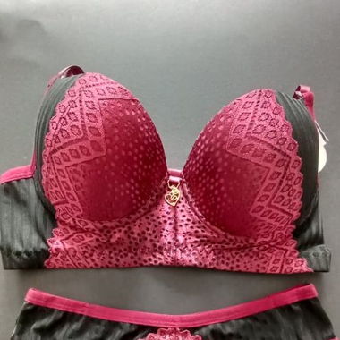 Lingerie 1172 - Élégance et Confort_taille M_N/Vin
