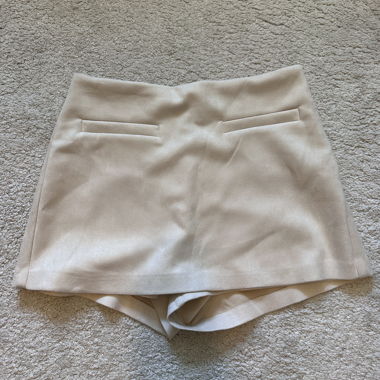 Gonna mini / skort beige Amisu