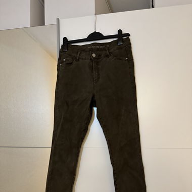 Jeans stretch vert foncé 