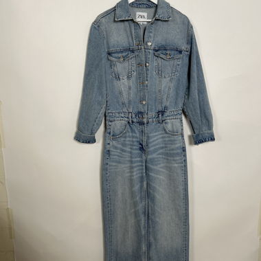 Zara Denim Jumpsuit