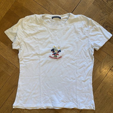T-shirt blanc Brandy Melville