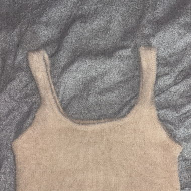 Flauschiges Crop Top