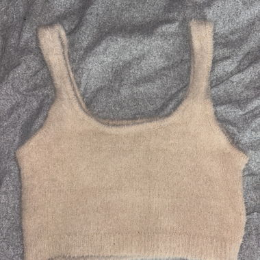 Flauschiges Crop Top