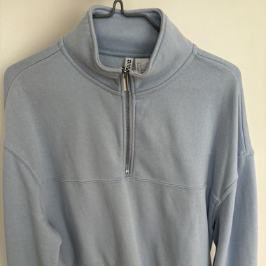 Crop Top Sweater mit Zip 
