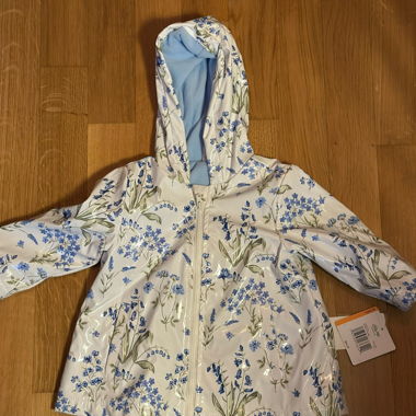 Giacca con cappuccio per bambini a fiori