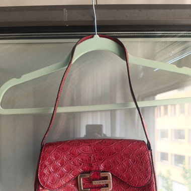 Burgundy Vintage Guess Bag