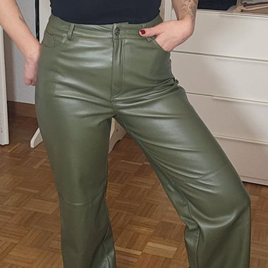 Lederhose Fake, olivegrün gr 38