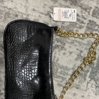 Black small handbag