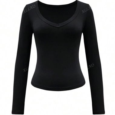Black long sleeve sweater