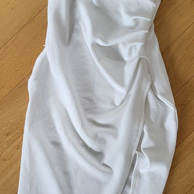 Abito a portafoglio bianco Taglia S