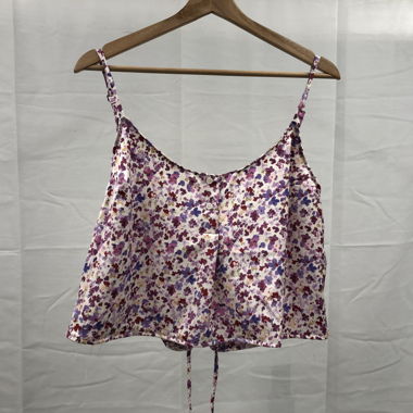 Trägerbluse mit Laceback (Up-Cycling Projekt) 