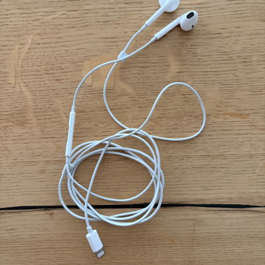 Unused Wired Headphones with Lightning Connector