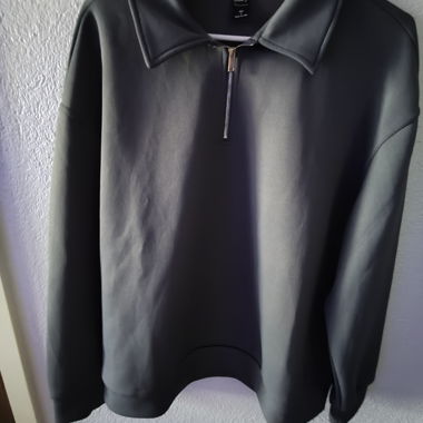 Sweatshirt mit Reissverschlusskragen