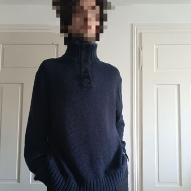 Huge Marco Polo Turtle Neck Knit Wool Sweater
