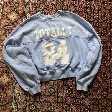 Light Blue Sweatshirt Pullover