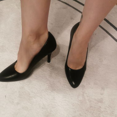 Schwarze Pumps Gr. 37,5