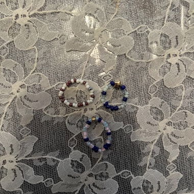 pearl rings handmade