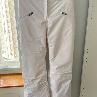 Wedze white snow pants