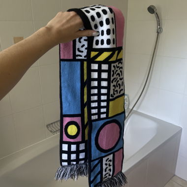 Colorful Geometric Scarf