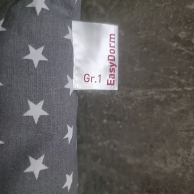 Kopfkissen EasyDorm Gr. 1 grau / Jonna