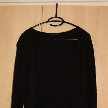Leichte Stoffjacke ohne Verschluss