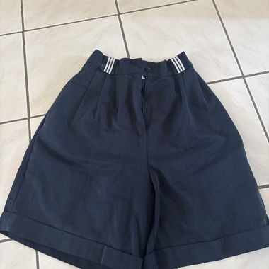 Navy-Faltenrockhosen