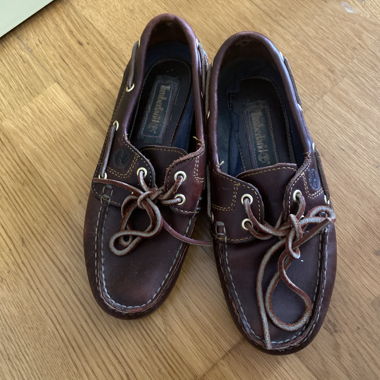 Chaussures Timberland marron en cuir - mocassins/boots