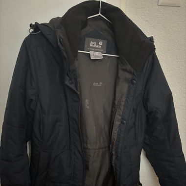 Winterjacke blau