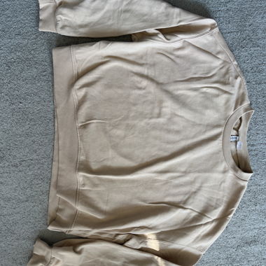 Sweat-shirt beige