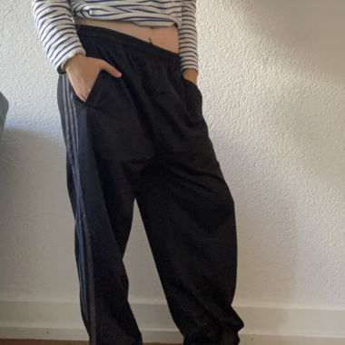 Black Tracksuit Bottoms