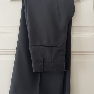 Black Fabric Trousers