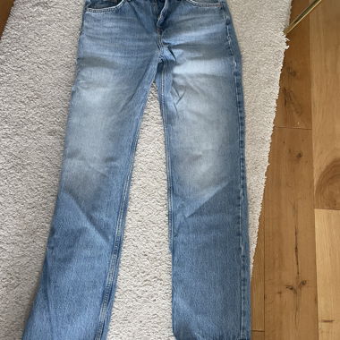 Light blue straight jeans