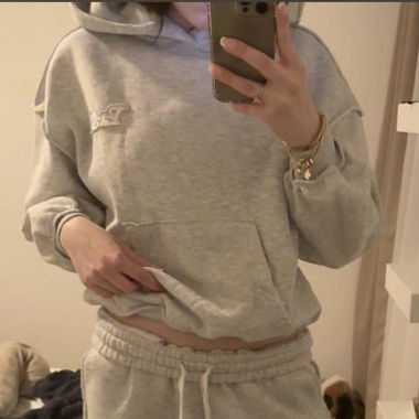 Blackmoneystacks Pull baggy gris