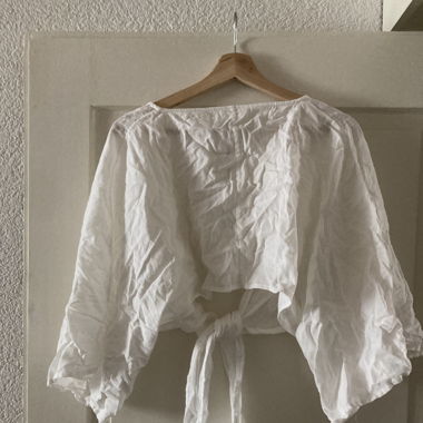 cropped kimono
