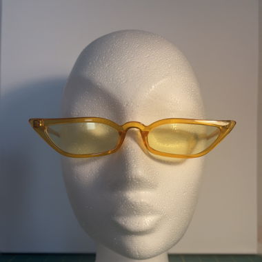 Lunettes de soleil jaune