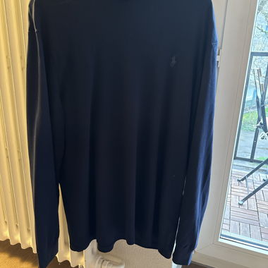 T-shirt dolcevita blu Ralph Lauren