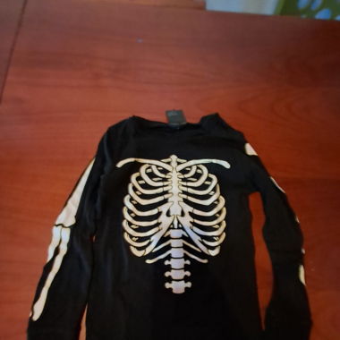 T-shirt squelette enfants 
