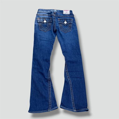 True Religion bootcut wide leg vintage denim jeans
