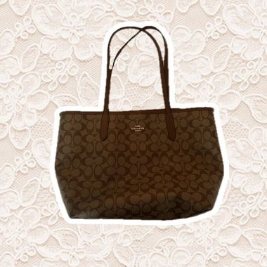 Coach Shopper Tasche braun