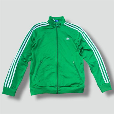 Adidas Firebird streetwear Y2K green track jacket 