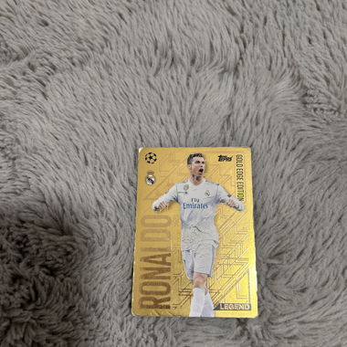 Topps Gold Edge Edition Ronaldo Carte