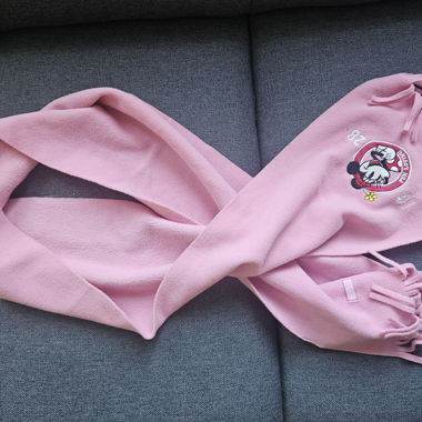 Rosa Schal Minnie Mouse